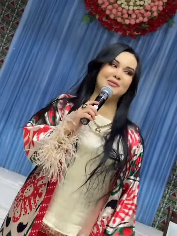 Dilafruz Hayitmatova на концерте в Самарканде